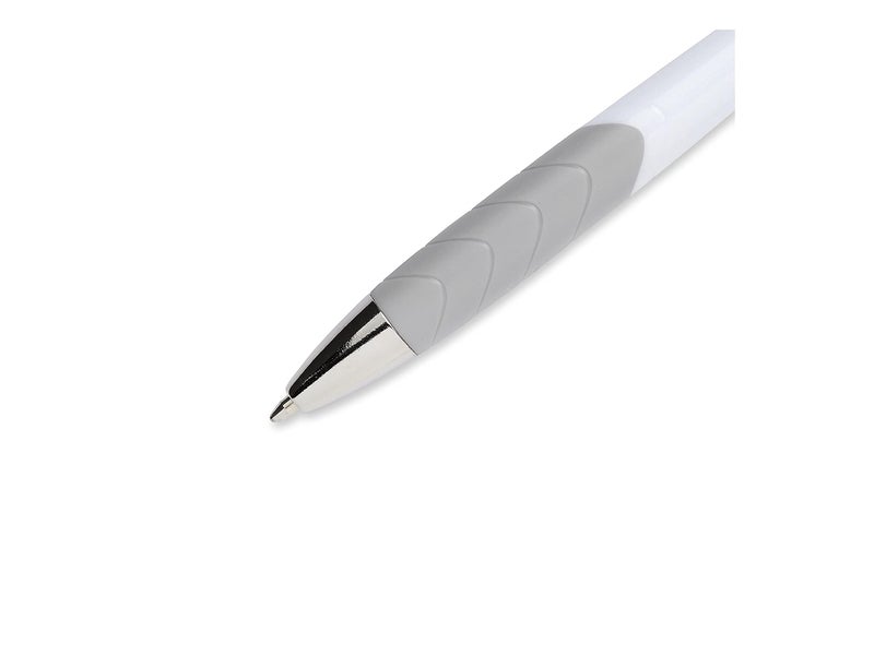 Paper Mate Inkjoy 700 Rt Ballpoint Pen, Retractable, Medium 1 Mm, Black Ink, White Barrel, Dozen - Image 2